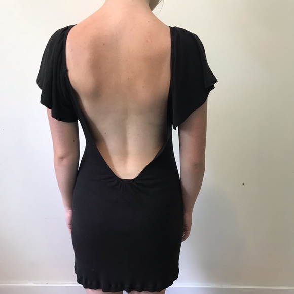 Kiki de Montparnasse black cotton loungewear backless dress. Totally 💯 spot on! - Picture 6 of 8